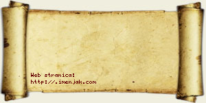 Josif Sebić vizit kartica